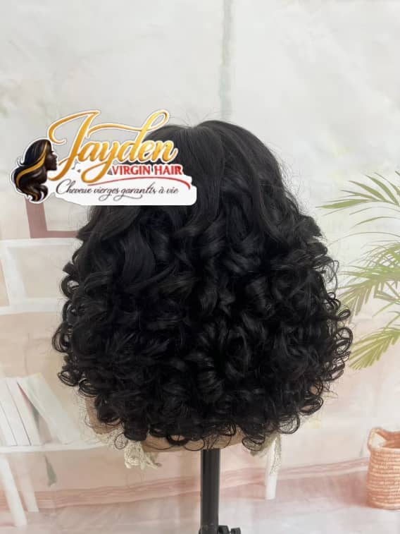 cheveux vierge boucles rebondissantes taille 20-24